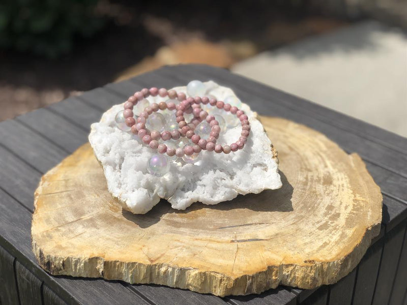 Select Gemstone Power / Prayer Bead Bracelets, Gift Boxed FB2414