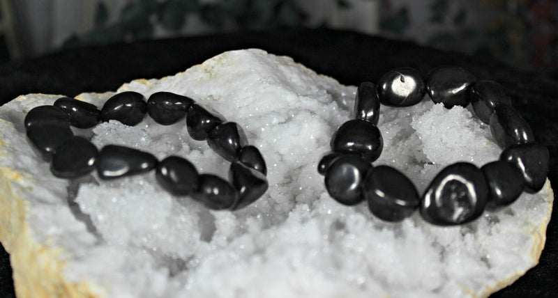 Shungite Nugget Stretch Bracelet