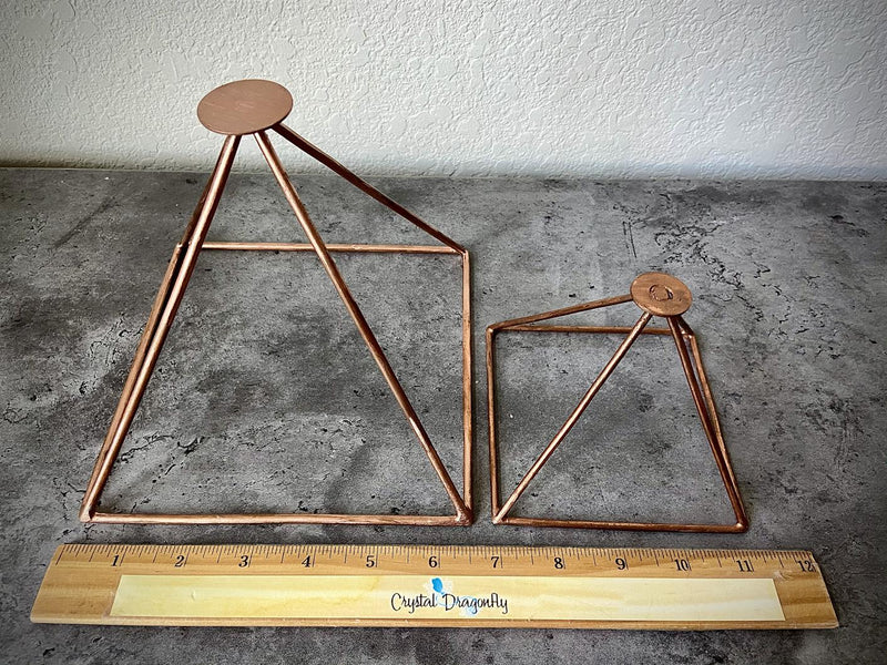 Copper Pyramids, with Platform Top; FB1660