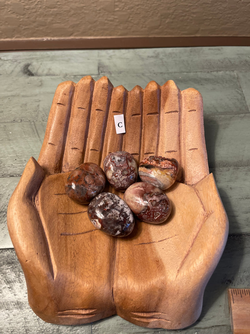 Tumbled Mexico Agate, Larger sizes