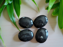 Nuumite Palm Stones, intuition, calm, Stone of Meditation FB1383 🐦‍⬛