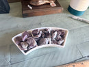 Tumbled Pink Tourmaline in White Quartz, A Quality