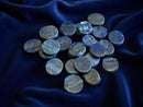 Lapis Lazuli Oval Disc shapes - Stone of Awareness, Depression, Grief, Inner Power & Third Eye FB1923 💙