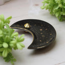 Crescent Moon Deep Blue Ceramic Stick Incense Holder FB3149 🍃