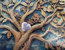 Violet Flame Opal (Morado Opal) Pocket Heart FB1258 🌸