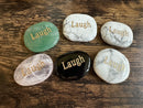 LAUGH Wordstone Totem / Spirit Stone Engraved on Assorted Gemstones