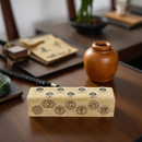 7 Chakra Multi Chime Wood Candle Holder FB1364 🪷