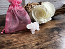 Rose Quartz Elephant Totem/Spirit Animal Carving FB3088 🐘