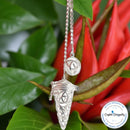 Triquetra Silver Chamber Pendulum FB1554 🌼
