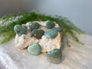 Amazonite Hearts from Madagascar for money, luck, love, and calm FB1032 💚
