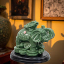 Elephant with Toad Feng Shui Figurine FB3169 🐘