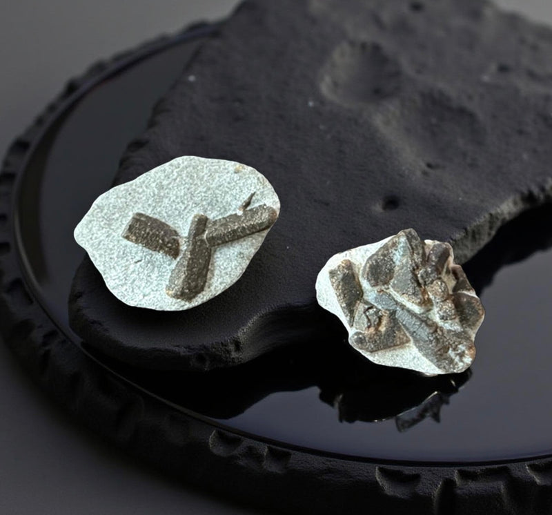 Staurolite (Fairy's Cross) natural formations FB1254 🧡