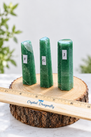 Green Aventurine Flat Top Standing Polished Point (Tower) FB3022