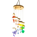Spiral Wind Chimes with Beach Glass Wind Chimes FB2829 🍃