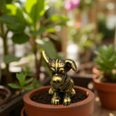 Brass Dog / Puppy Totem / Spirit Animal Mini Figurine FB1784 🐾