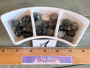 Tumbled Moss Agate, A Quality - Heals "inner child", Prosperity, Healing & Abundance