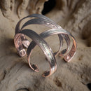 Tibetan Copper Magnetic Healing Bracelets, Unisex, Assorted Scroll Patterns FB1763 🪔