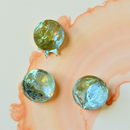 Natural Citrine Small Rainbow Spheres with Crown Stand  FB1019 🧘