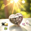 Super Seven Polished Large Chunky Heart FB1158 💜