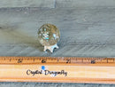 Natural Citrine Small Rainbow Spheres with Crown Stand  FB1019 💛🧡💛