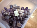 Tumbled Amethyst Chevron - Healing Field, Stress, Amplifies