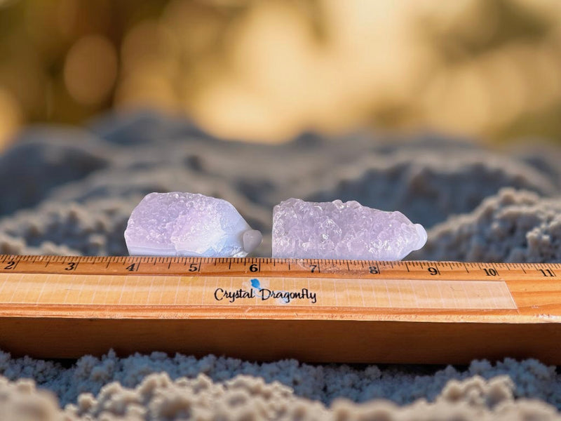Blue Lace Agate Drusy Standing Point (Tower) FB2941 🌸