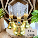 Bell with Sun Charm and Gemstone Point FB3480 ☀️