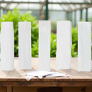 Selenite Rough Rectangular Pieces, Orange or White, Sets of 5 FB2587 🧡