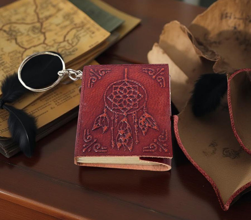 Leather Journal Embossed Key Ring FB3247 ✍️