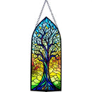 Glass Cathedral Shape Assorted Sun Catchers FB2888  🍃