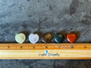 Pocket Hearts, Assorted Stones FB3045, Set of 5 💚🧡💙