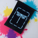 Embroidered Assorted Large Pouches - Fits Tarot Cards, Dragonfly and Inspiration Word tiles FB1799