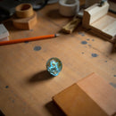 Natural Citrine Small Rainbow Spheres with Crown Stand  FB1019 🧘