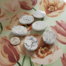 White Howlite Worry Stones FB3040 🌸