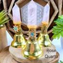 Bell with Sun Charm and Gemstone Point FB3480 ☀️