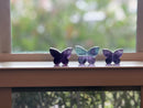 Rainbow Fluorite Butterfly Carving Figurine - Spirit Animal Totem FB1499 🩷