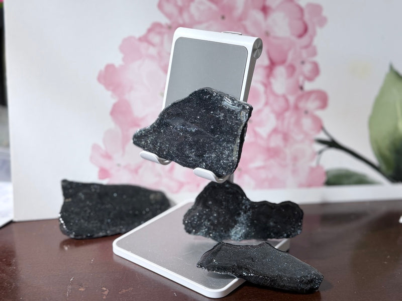 Specular Hematite Glossy Slabs, Thousands of Pinpoints of Light FB2233 🖤