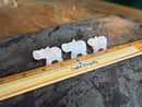 Rose Quartz Elephant Totem/Spirit Animal Carving FB3088 🐘