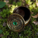 Dragon's Eye Box, Hand Painted, for Trinkets, Tumbled Stones, Treasures FB1972 🔥
