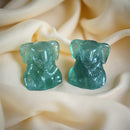 Green Fluorite Sitting Elephant FB2003 🐘