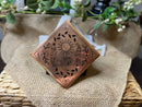 Copper Crystal Charging Plate / Grid Base with Sun, Moon, Nature Design FB3269 🌸