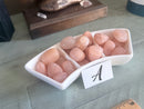 Tumbled Moonstone & Tumbled Peach Moonstone - Stone of Good Fortune, Protection & Love