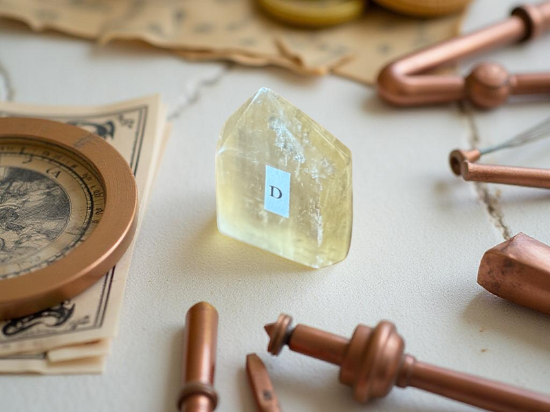 Golden / Honey Calcite Generator Point (Tower) FB1115 🌼