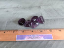 Tumbled AA Quality Purple Fluorite for Confidence, Stress & Negative Energy