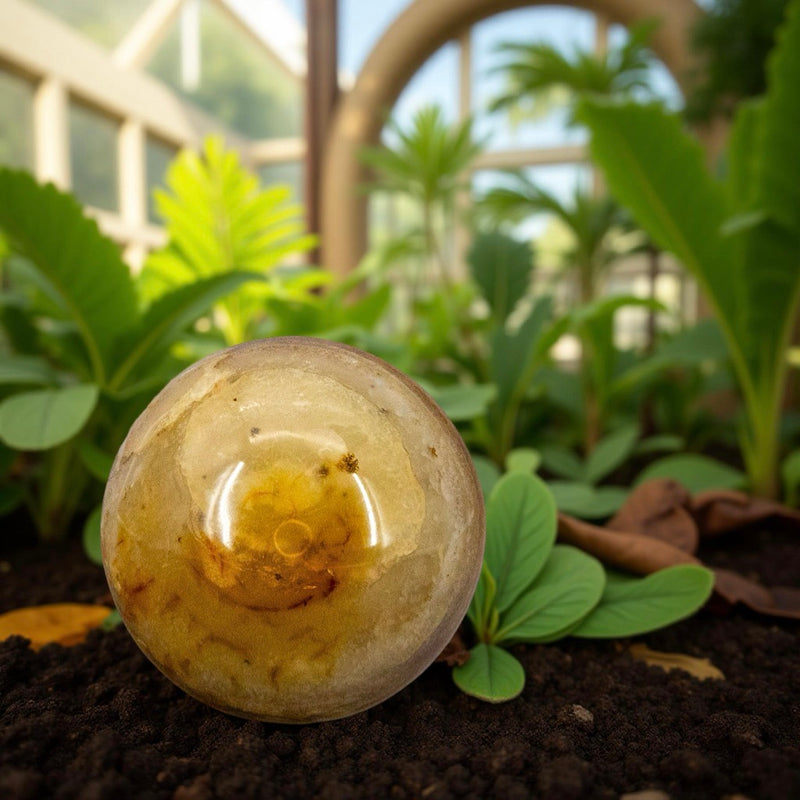 Carnelian Sphere, Large, focus, vitality, vibrance 75mm 🌼🧡🌼