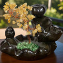 Crystal Gem Tree Backflow Incense Burner FB2610 🪭🌛🪭