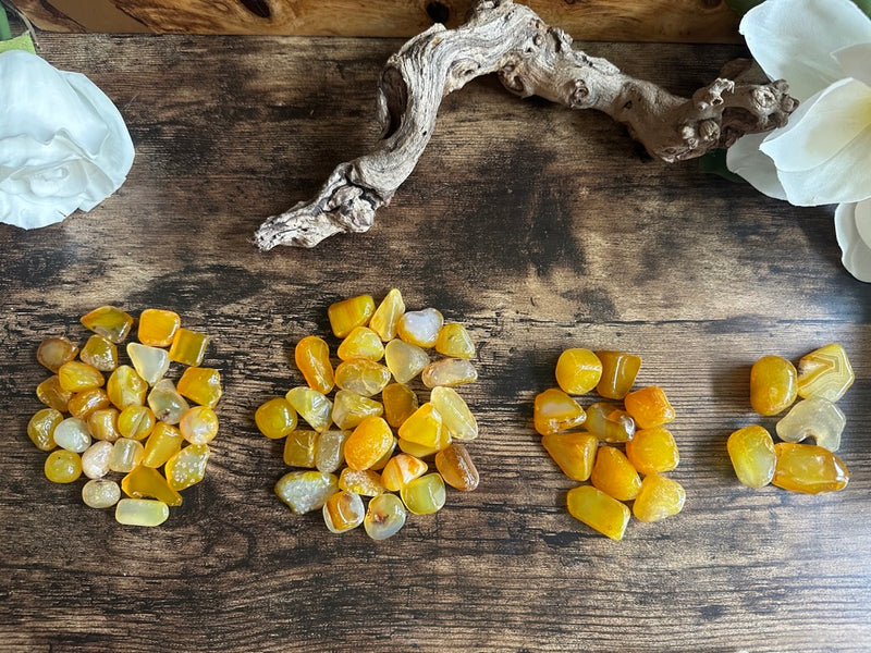 Tumbled Yellow Agate - Joy, Prosperity, & Abundance