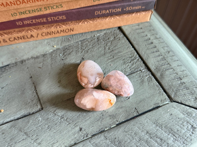 Tumbled Flower Agate 🪷