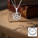 Celtic Triquetra Heart Sterling Silver Pendant, Gift Boxed  FB1012 💠