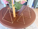 Copper Pyramids with Platform Top FB1660